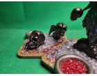 Alien Queen and Skulls Tripple Candle incense holders