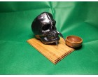 Alien Devil Skull With Tusks Candle Holder