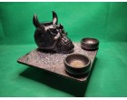 Devil Skull Triple Candle Holder