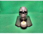 Alien Skull Head Single Candle Holder