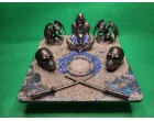 Grim Reaper Dragons and Skulls Display