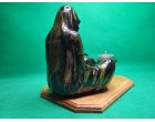 Black and Golden Grim Reaper Candle Holder