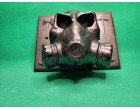 Skull Gas Mask With Swords Wall Mount