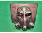 Skull Gas Mask With Swords Wall Mount