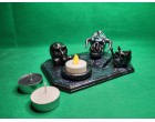 Skulls And Devils With Candle Holder