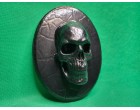 Wall Mount Skull Rising From Metal Dust