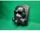 Skull With Gas Mask Wall Mount