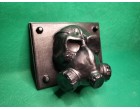 Wall Mount Skull With Gas Mask With Bolts